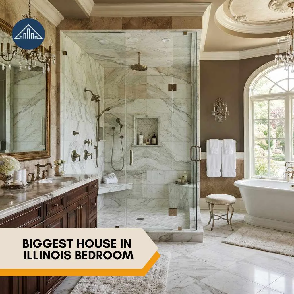 Inside the Biggest House in Illinois: A Stunning 30,000 Massive Mokena Mansion 5 Biggest House in Illinois bathroom