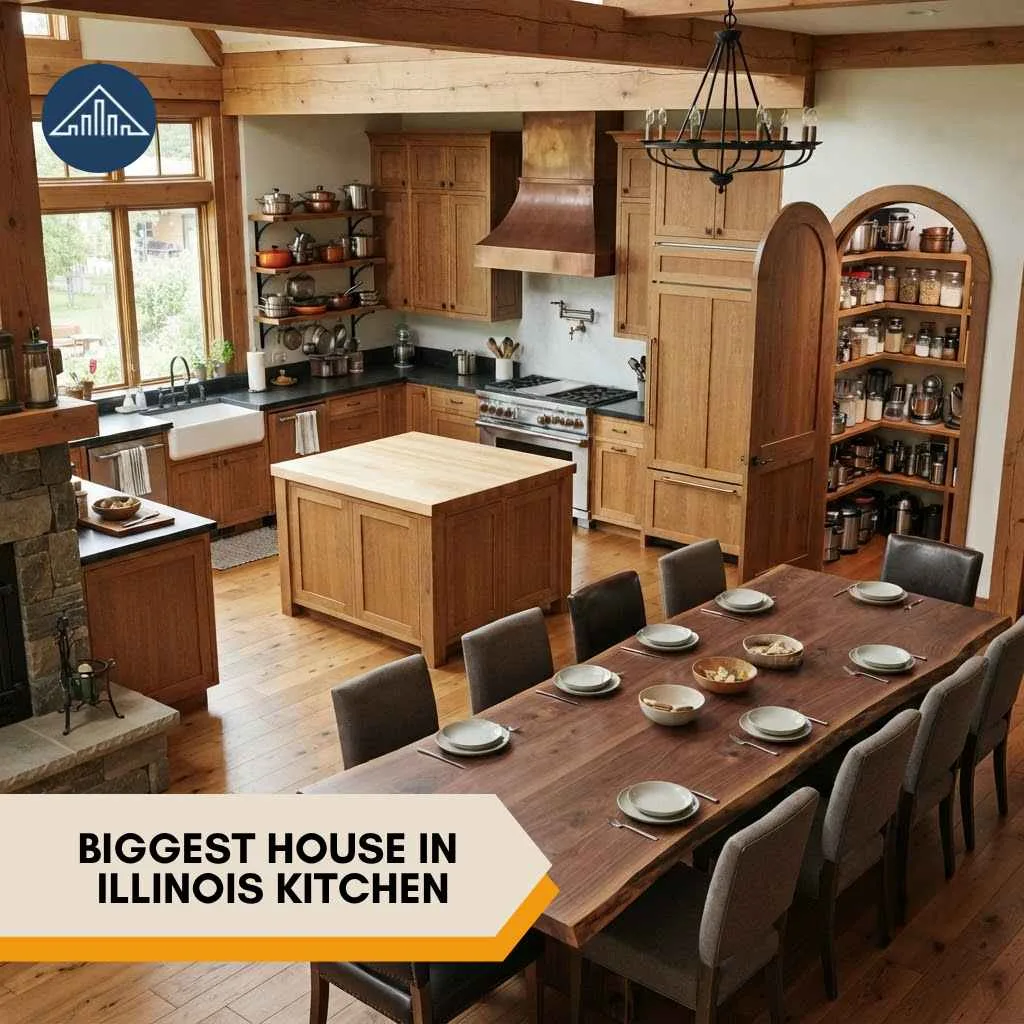 Inside the Biggest House in Illinois: A Stunning 30,000 Massive Mokena Mansion 7 Biggest House in Illinois kitchen