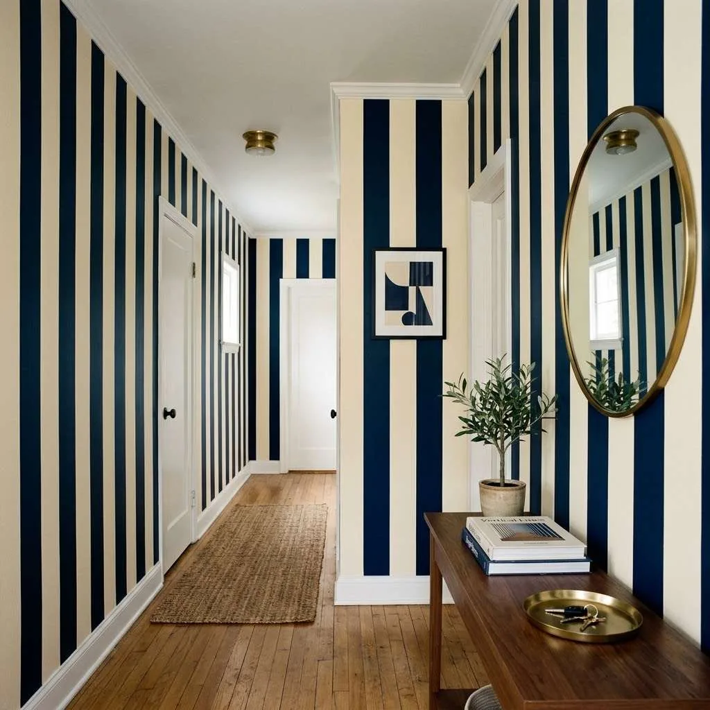 Bold Vertical Stripes