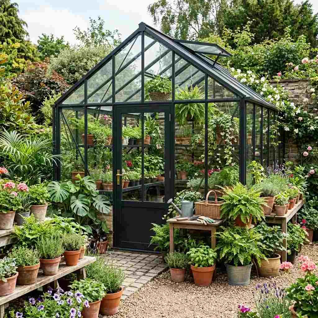 15 Luxury Backyard Design Ideas That'll Make Your Neighbors Jealous 10 Botanical Greenhouse Corner