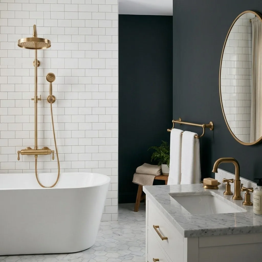 Brass Bathroom Fixtures