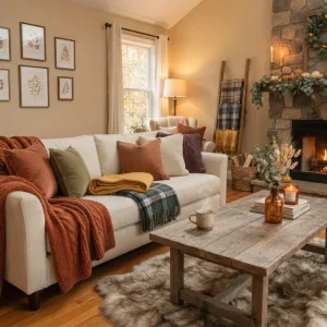 Cozy Fall Living Room Ideas