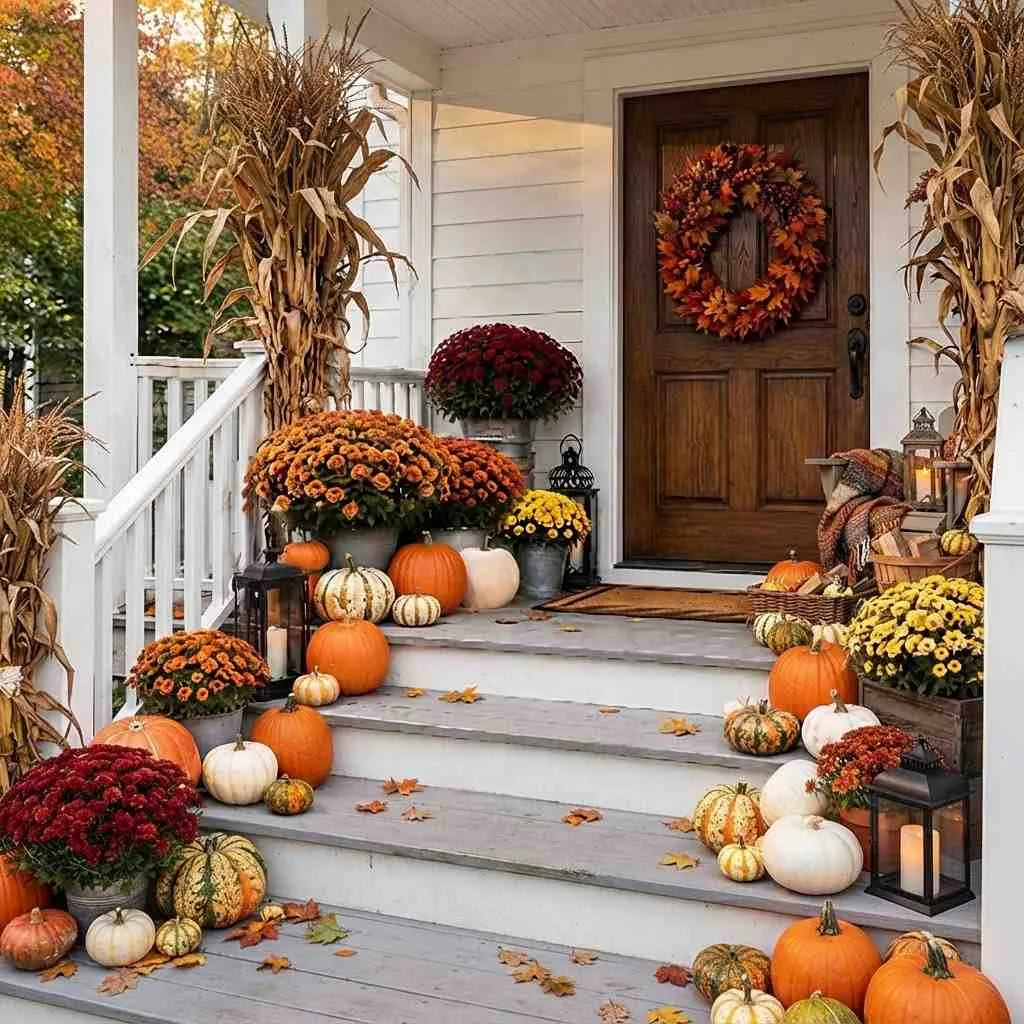 15 Fall Porch Decorating Ideas to Cozy Up Your Home This Season 1 Fall Porch Decorating Ideas