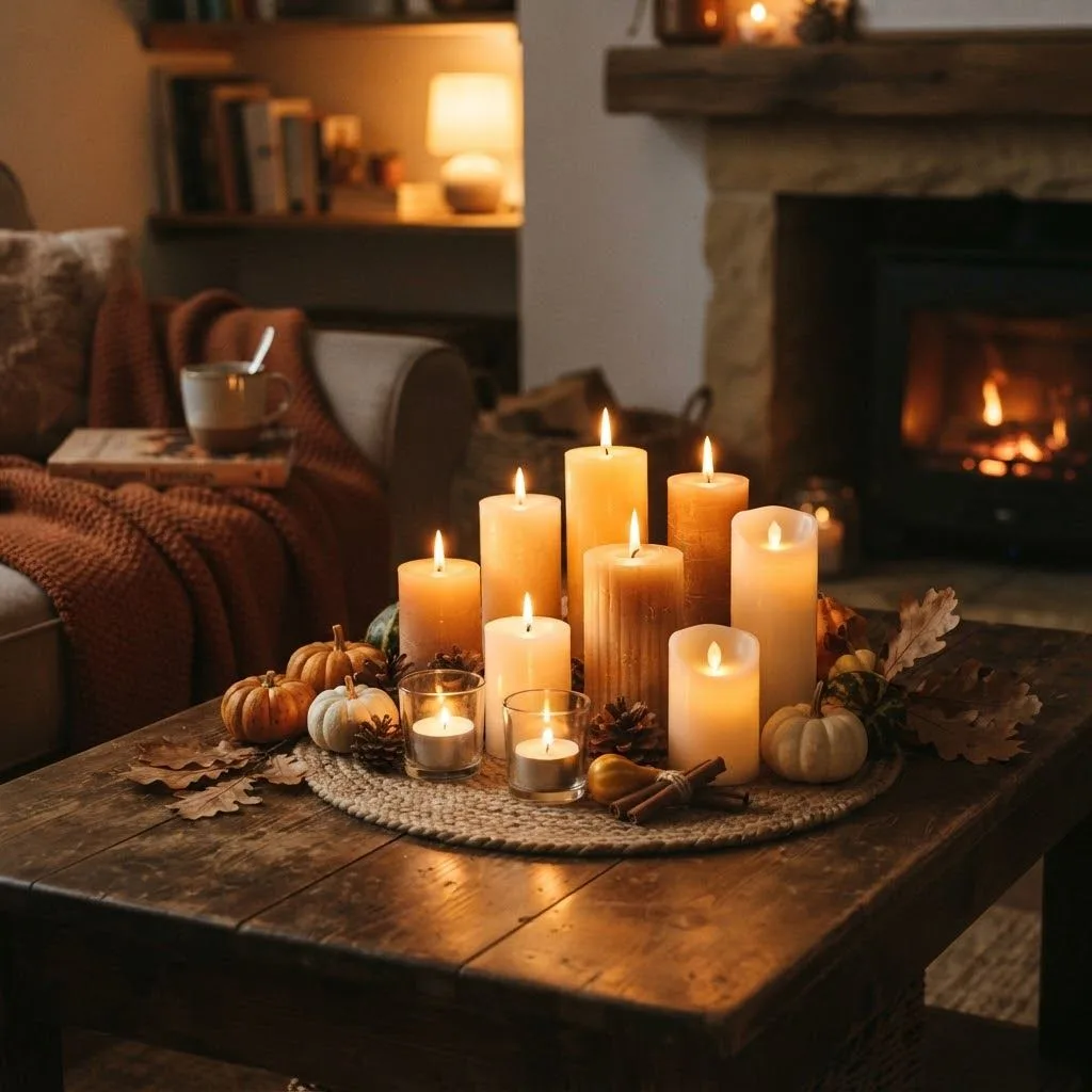 4. Light Up the Room with Flickering Candles