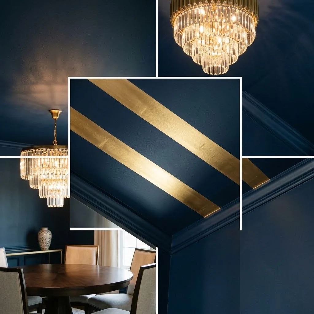 Metallic Accent Stripes