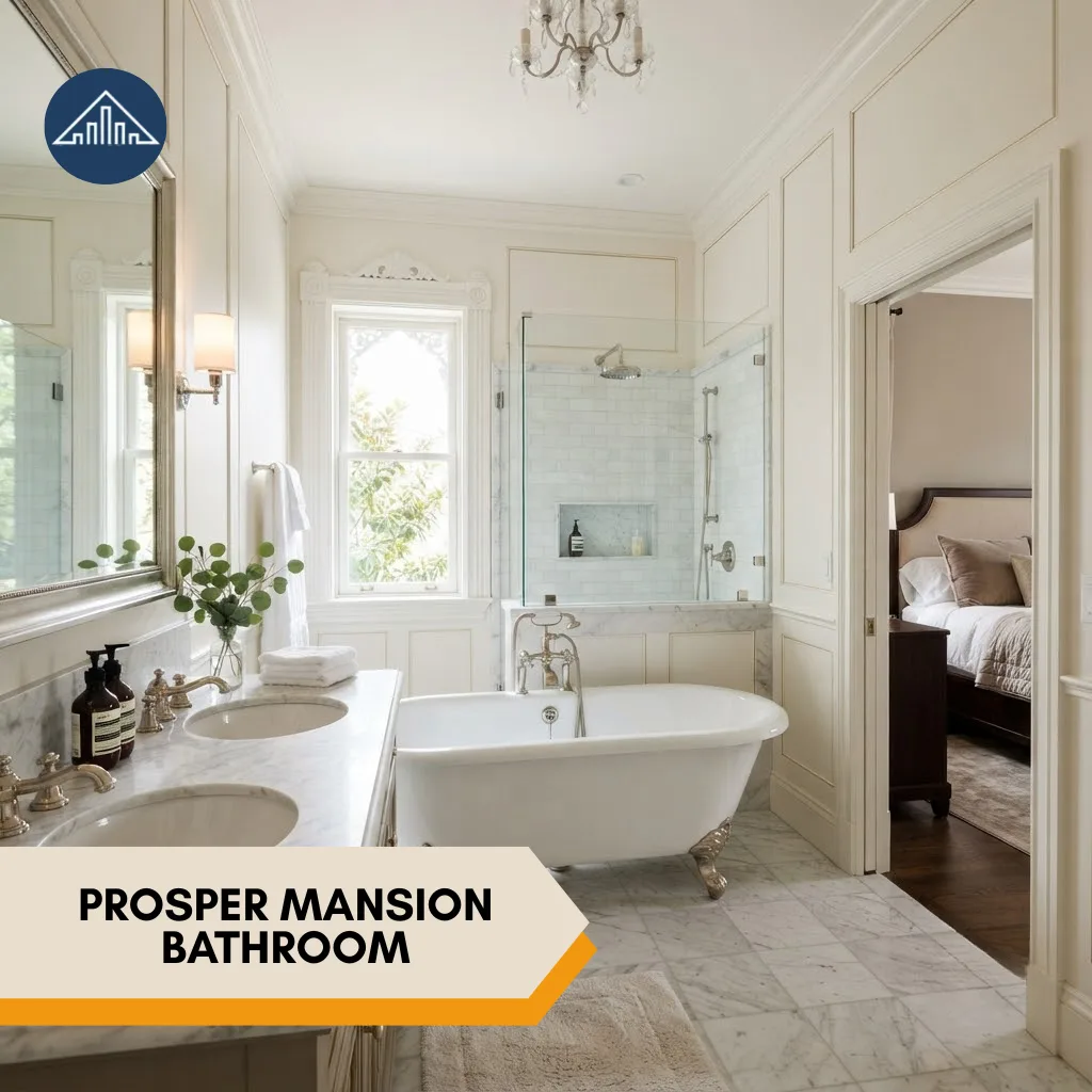 Prosper Mansion bathroom
