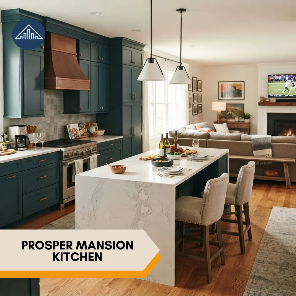 Prosper Mansion kitchen