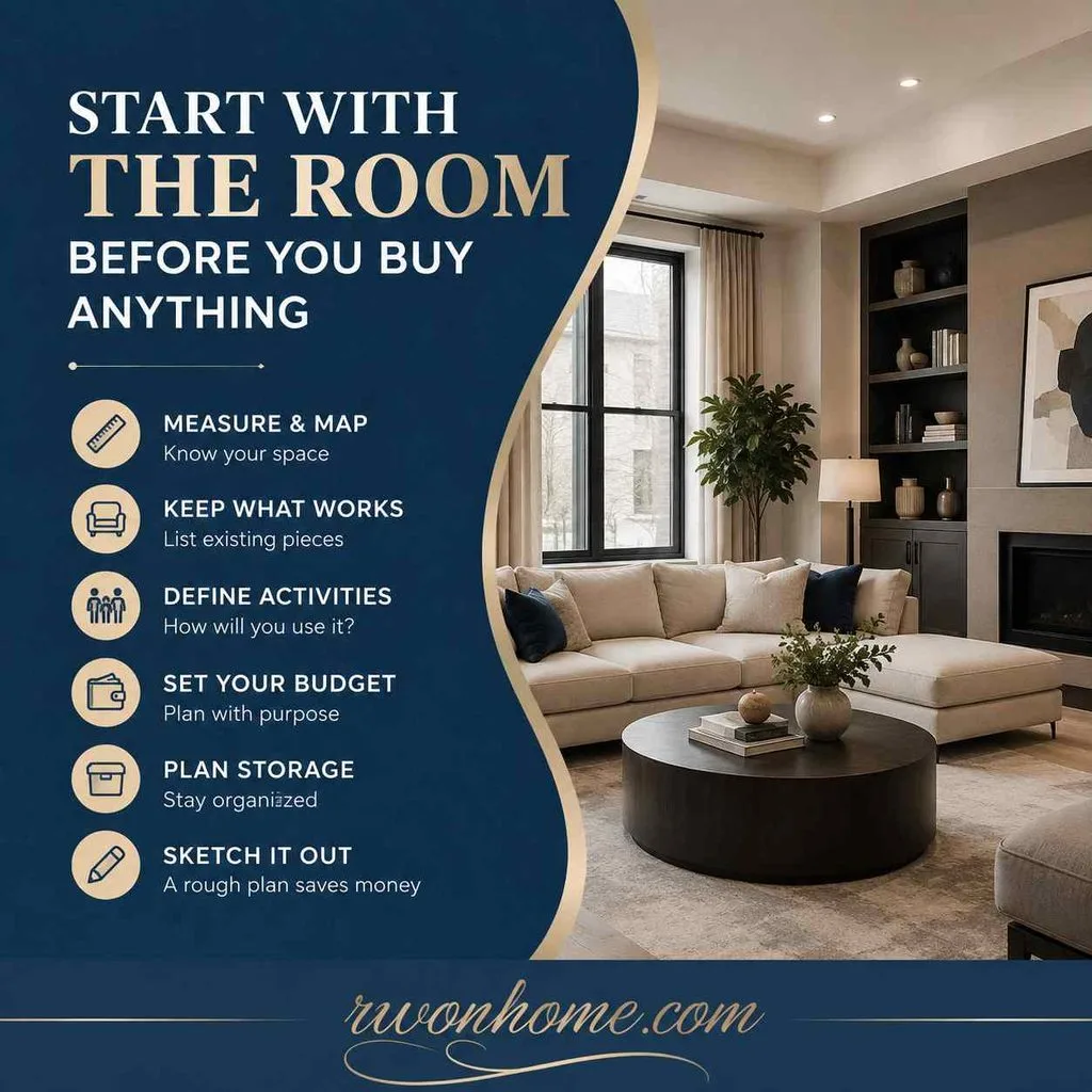 How to Be Better at Interior Design MintPalDecor Start With the Room Before You Buy Anything