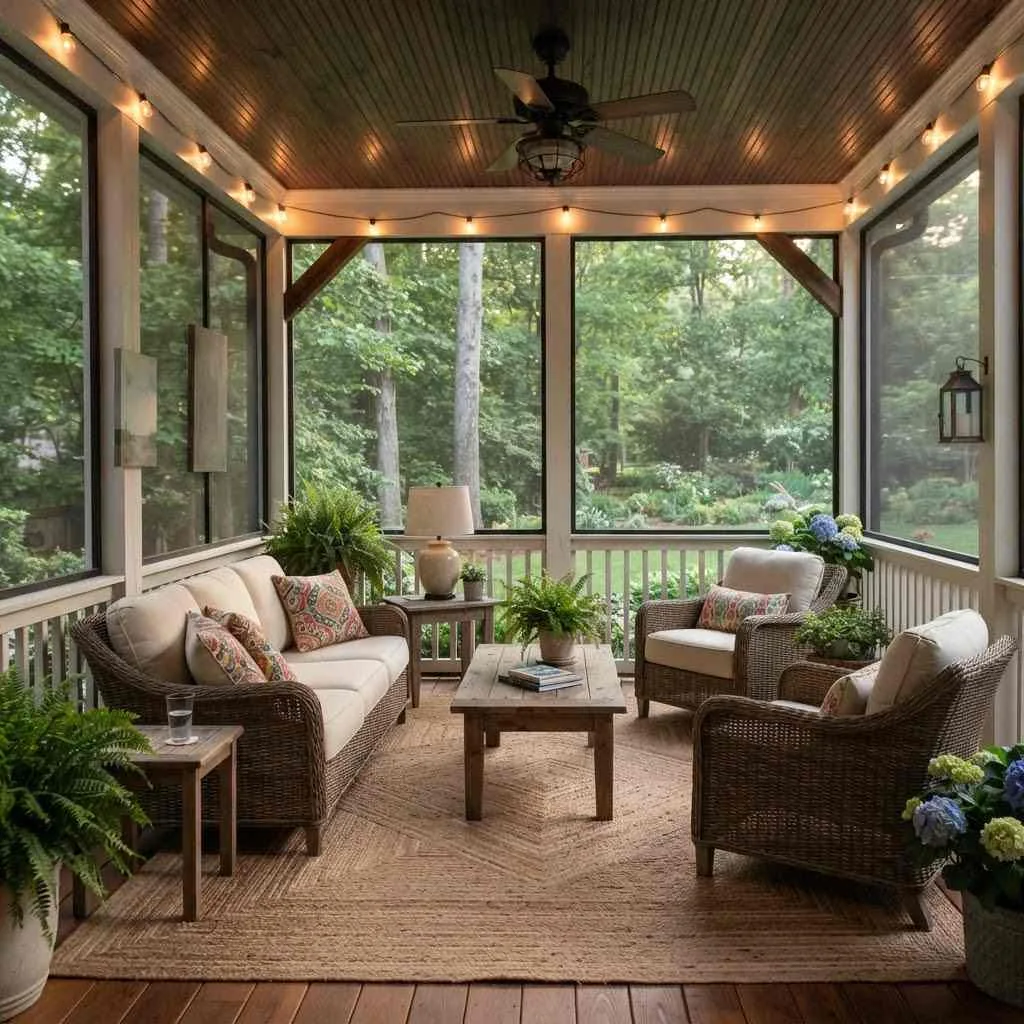 14 Outdoor Living Space Ideas That'll Make You Want to Move Outside 12 Screened In Porch compressed
