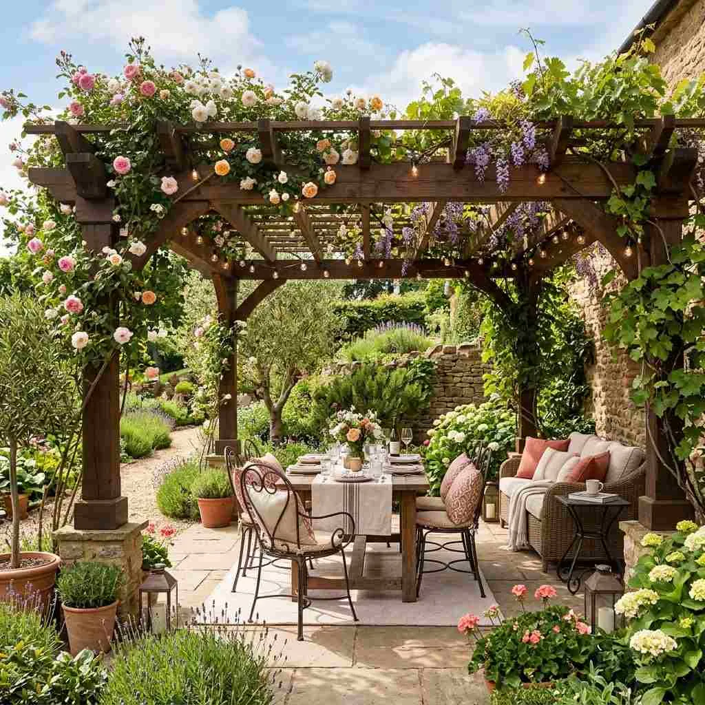 14 Luxury Garden Design Ideas That Will Transform Outdoor Space 6 5. Statement Pergolas and Pavilions