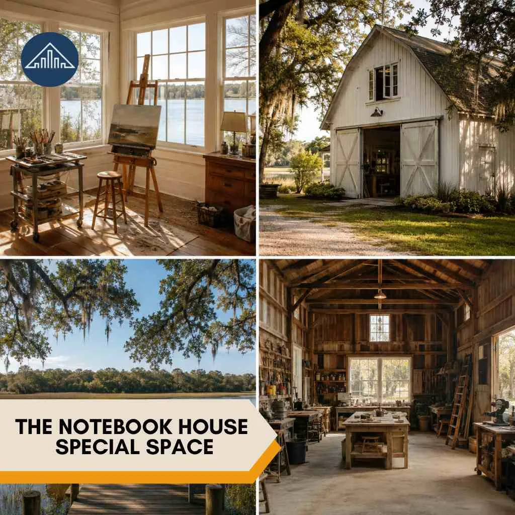The Notebook House: Inside the Real-Life Home Behind Noah and Allie's Love Story 8 The Notebook House special or unique spaces