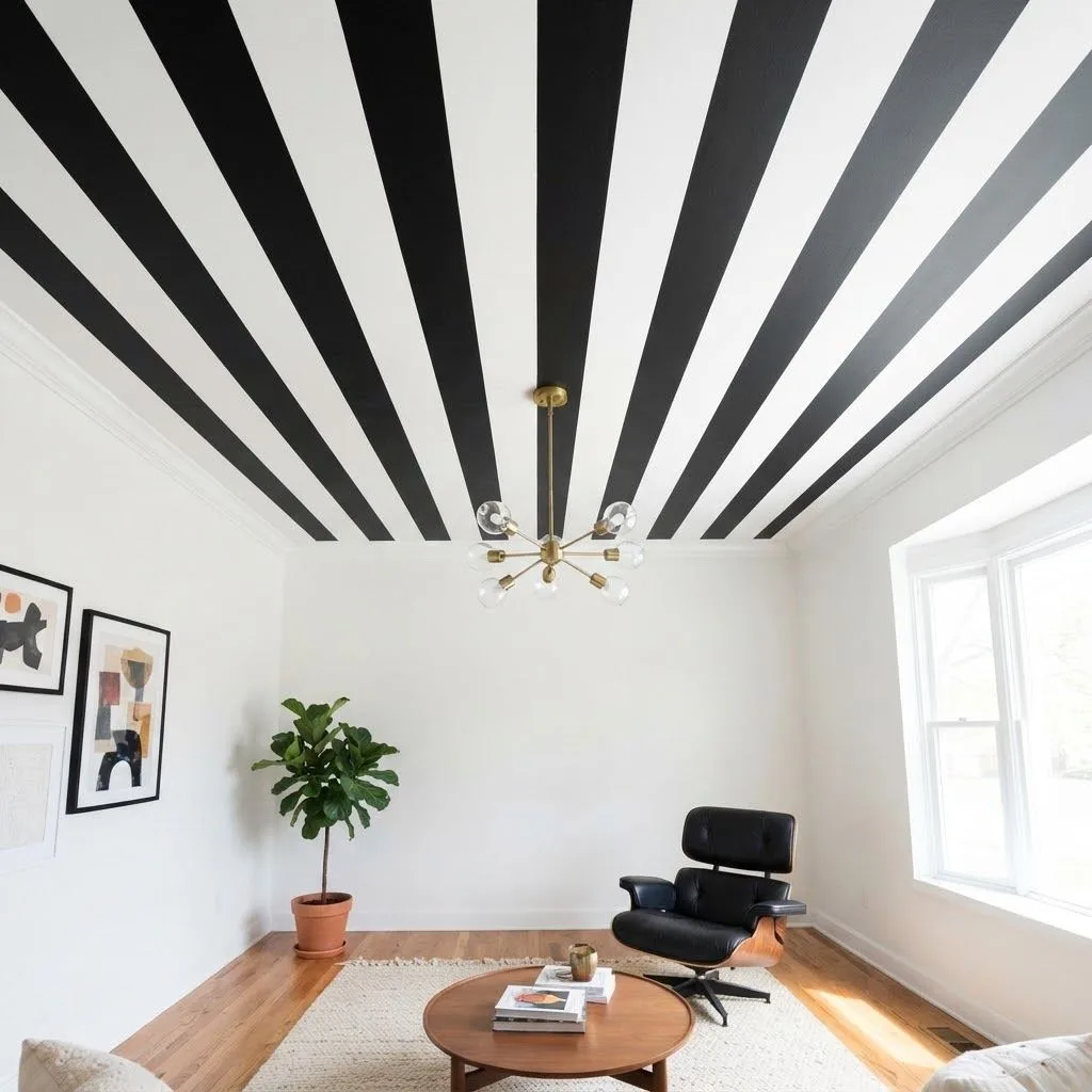 Two-Tone Contrast Stripes