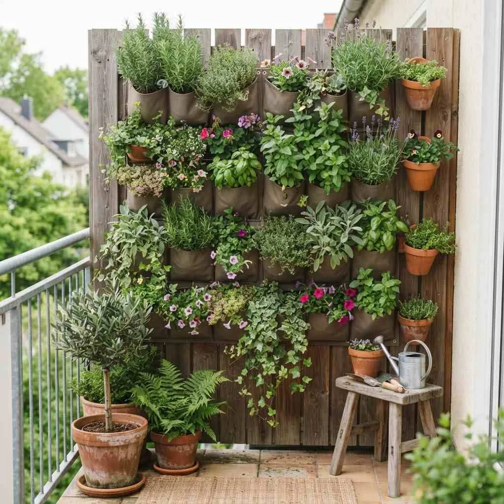 14 Outdoor Living Space Ideas That'll Make You Want to Move Outside 7 Vertical Garden Wall compressed