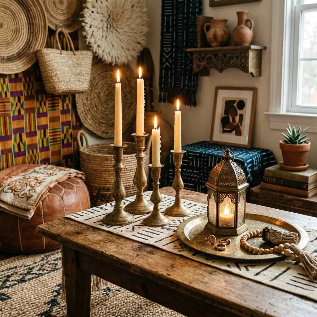Vintage Brass and Metal Accents