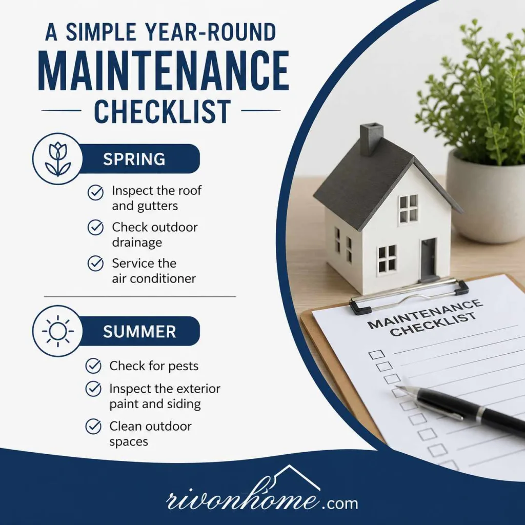 Property Maintenance Tips A Simple Year-Round Maintenance Checklist