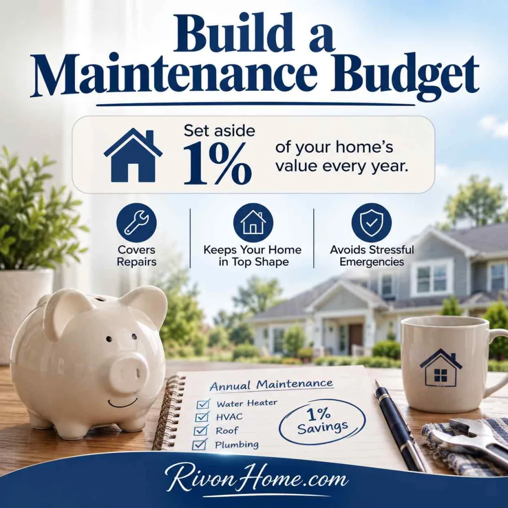  Property Maintenance TipsBuild a Maintenance Budget