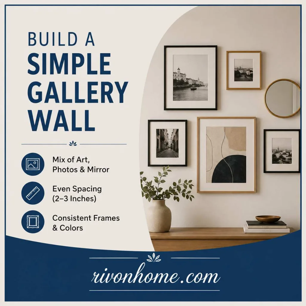 Upgrading Tips DecoradHouse Build a Simple Gallery Wall