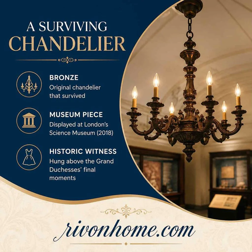 Ipatiev House: Inside the Yekaterinburg Mansion Where the Romanovs Died 6 Ipatiev House A Surviving Chandelier