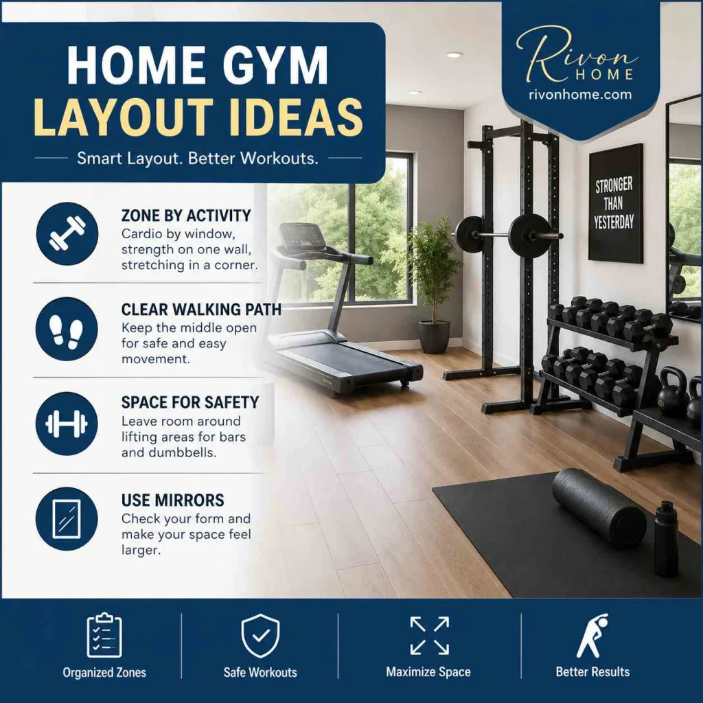 Home Gym Setup Ideas: A Simple Guide to Building Your Perfect Workout Space 5 Home Gym Setup Ideas Home Gym Layout Ideas