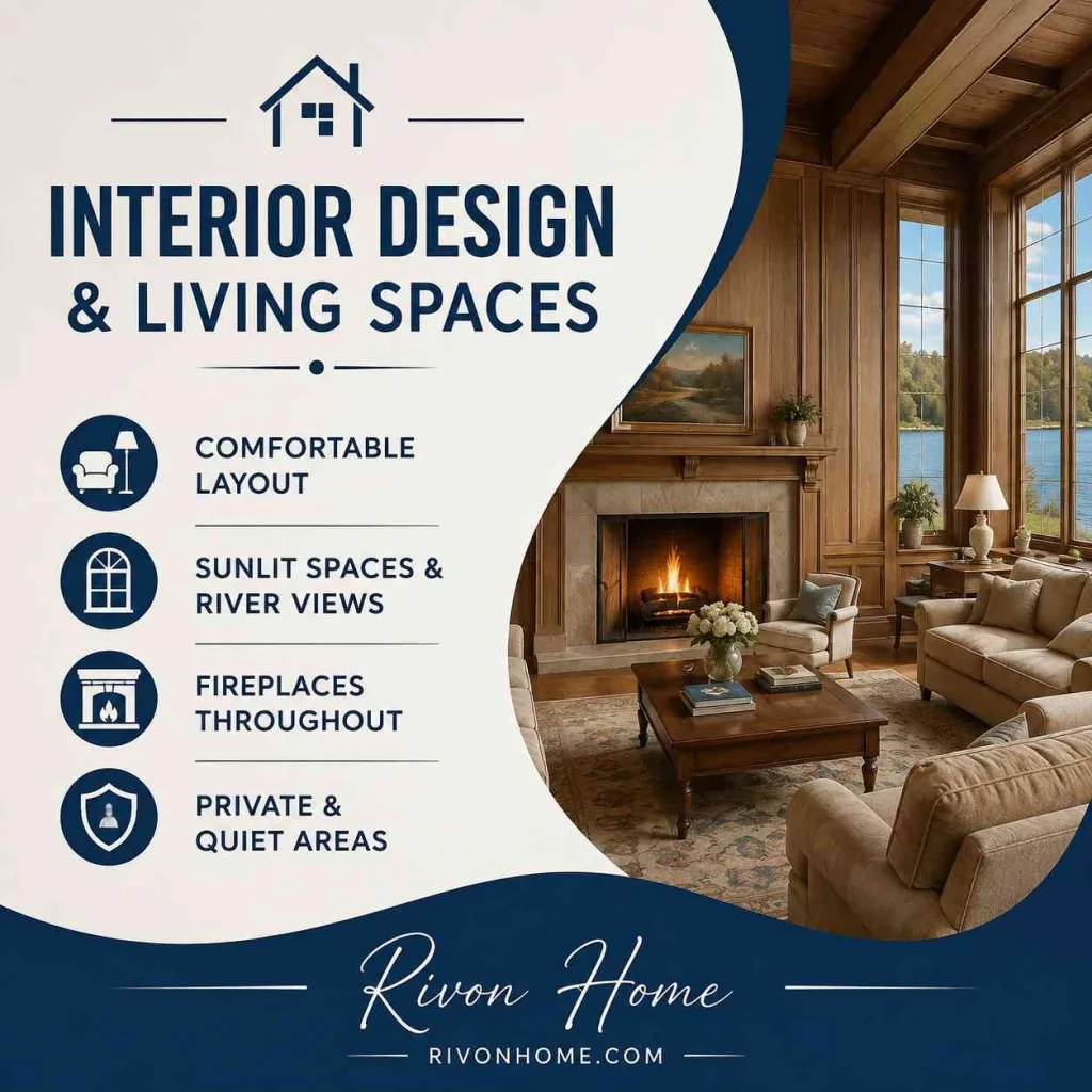 Fairview Estate, Easton: The Story Behind One of Maryland Grandest Waterfront Properties 8 Fairview Estate Interior Design and Living Spaces