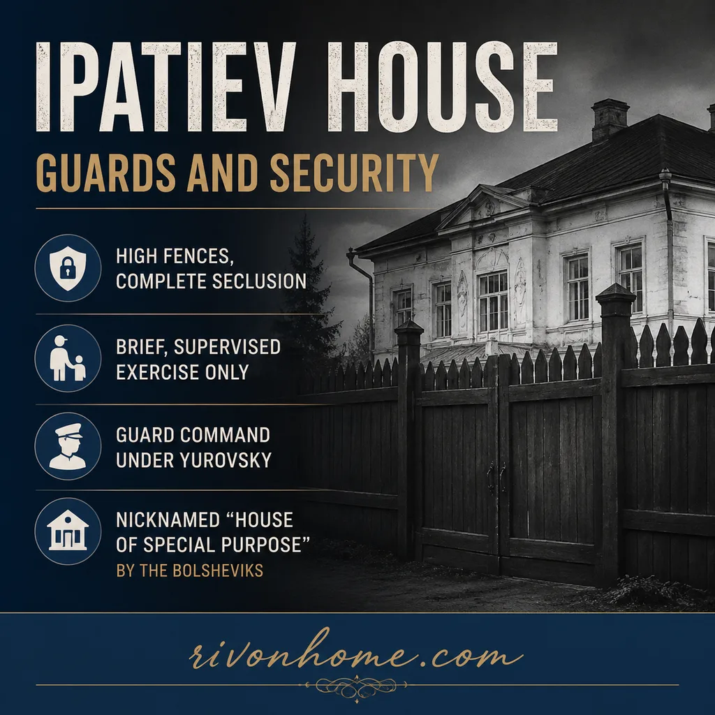 Ipatiev House: Inside the Yekaterinburg Mansion Where the Romanovs Died 5 Ipatiev House Guards and Security