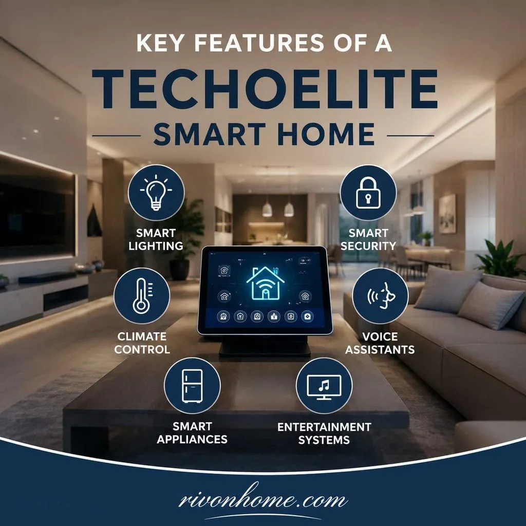 Techoelite Smart Homes: A Simple Guide to Smarter, Safer Living 4 Key Features of a Smart Homes Techoelite