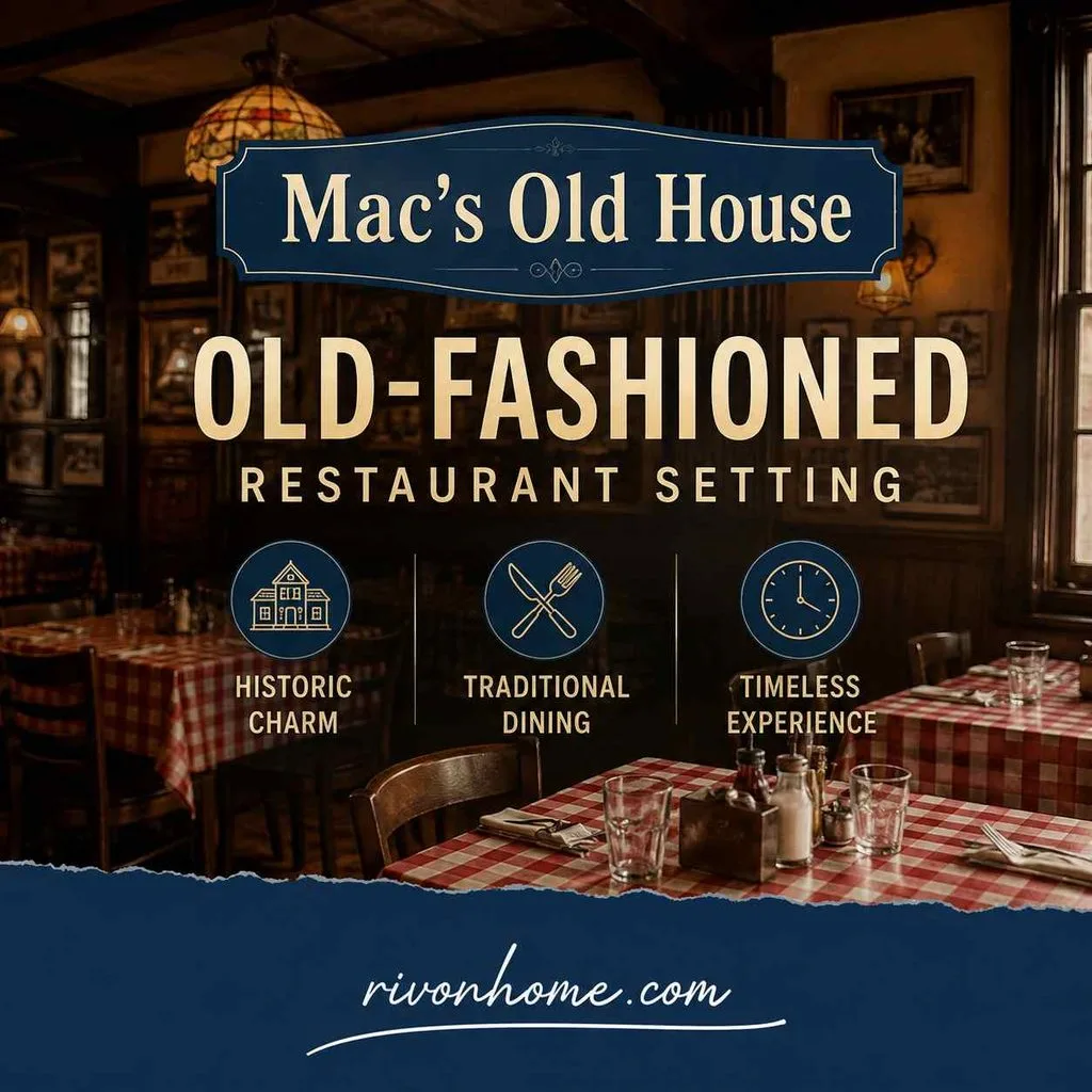 Mac's Old House Closure: What Happened and When the Antioch Restaurant Plans to Reopen 4 Old-Fashioned Restaurant Setting