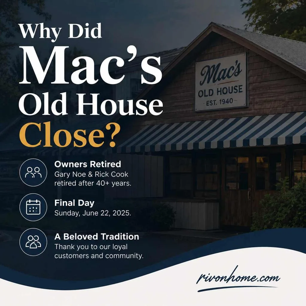 Mac's Old House Closure: What Happened and When the Antioch Restaurant Plans to Reopen 2 Mac's Old House Closure Why Did Mac's Old House Close?
