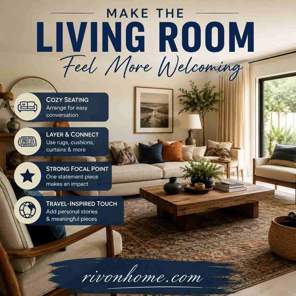 make a living room compressed