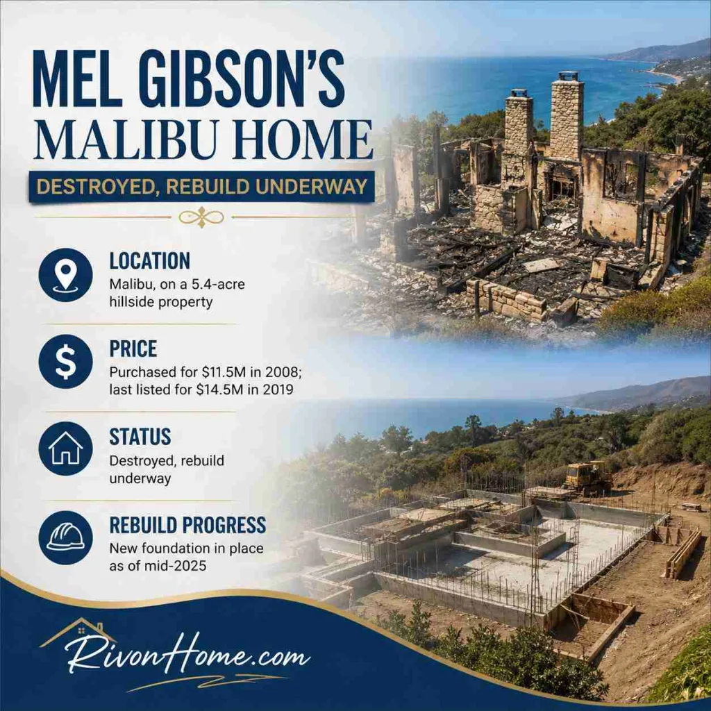 Most Expensive Mansion in LA Destroyed by Wildfires: The Full Story Behind 4 Lost Estates 3 3 More Mansions Destroyed in the LA Wildfires 1. Mel Gibson's Malibu Estate — $11.5 Million