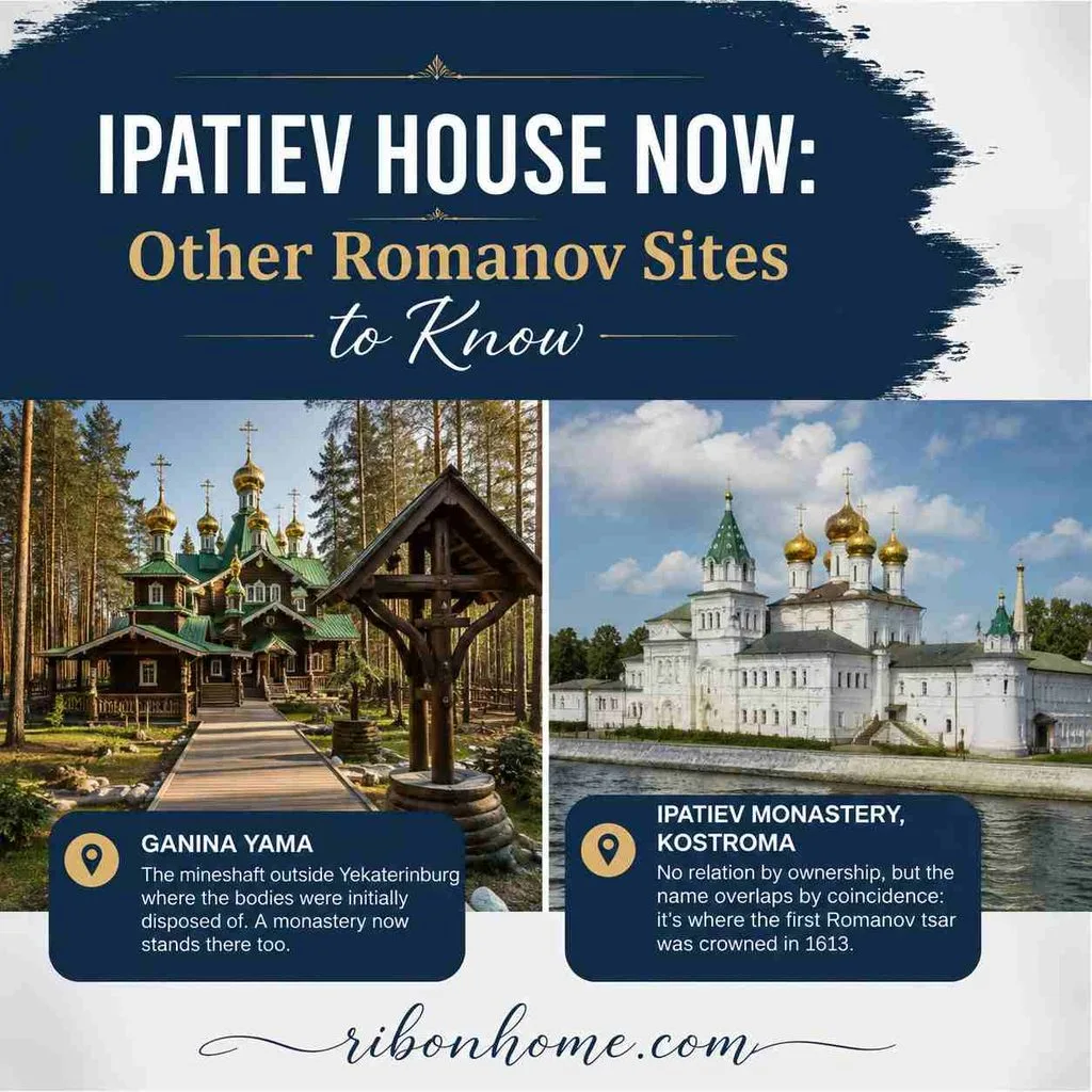 Ipatiev House: Inside the Yekaterinburg Mansion Where the Romanovs Died 9 Ipatiev House Now: Other Romanov Sites to Know