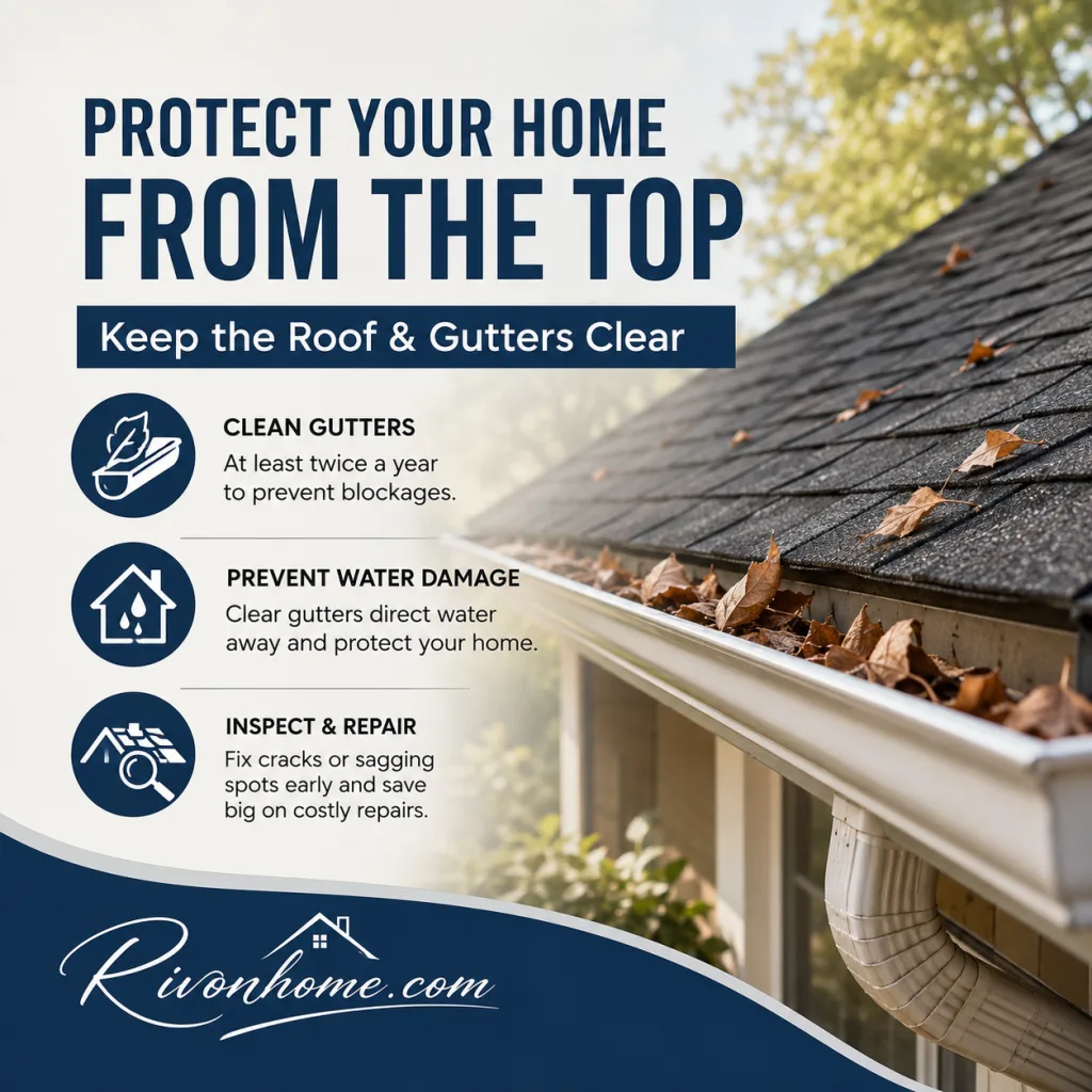 Property Maintenance TipsKeep the Roof and Gutters Clear