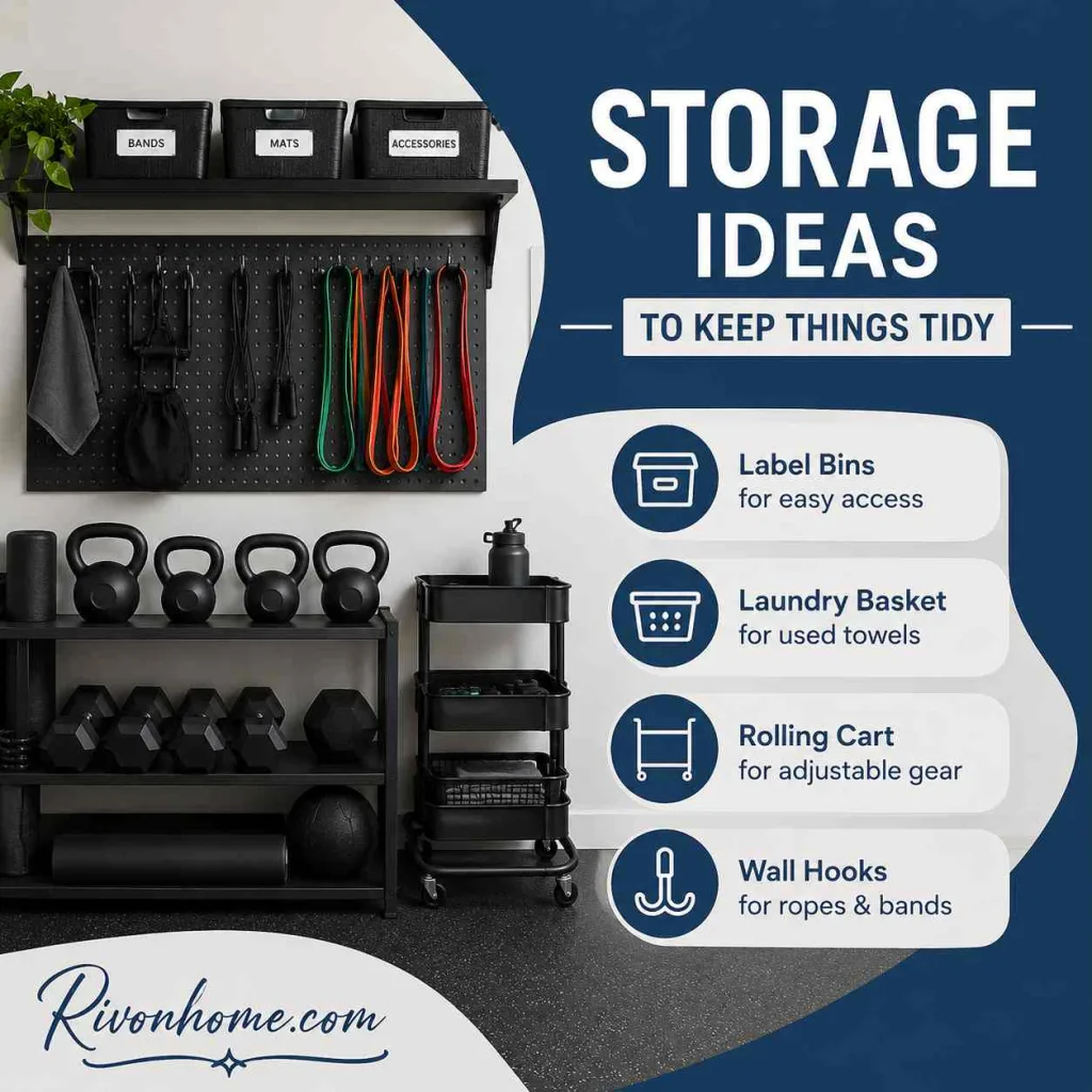 Home Gym Setup Ideas: A Simple Guide to Building Your Perfect Workout Space 8 Home Gym Setup Ideas Storage Ideas to Keep Things Tidy