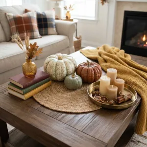 15 Fall Coffee Table Decor Ideas Fall Coffee Table Decor Ideas