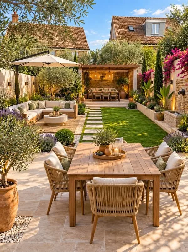 KDArchitects Landscape Ideas by Morph: A Practical Guide to Natural Outdoor Living 10 Backyard Patio and Dining Area