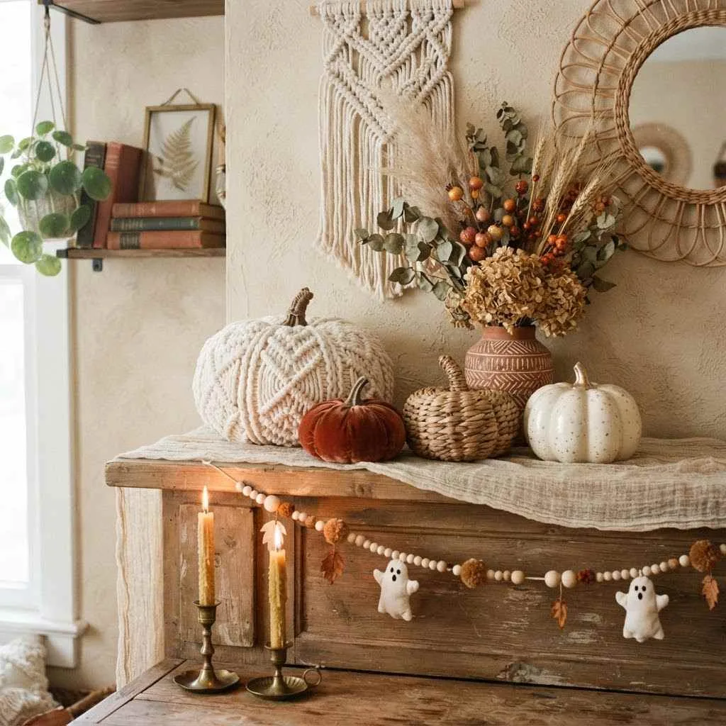 15 Boho Halloween Decor Ideas to Transform Your Space This Fall 1 Boho Halloween Decor Ideas
