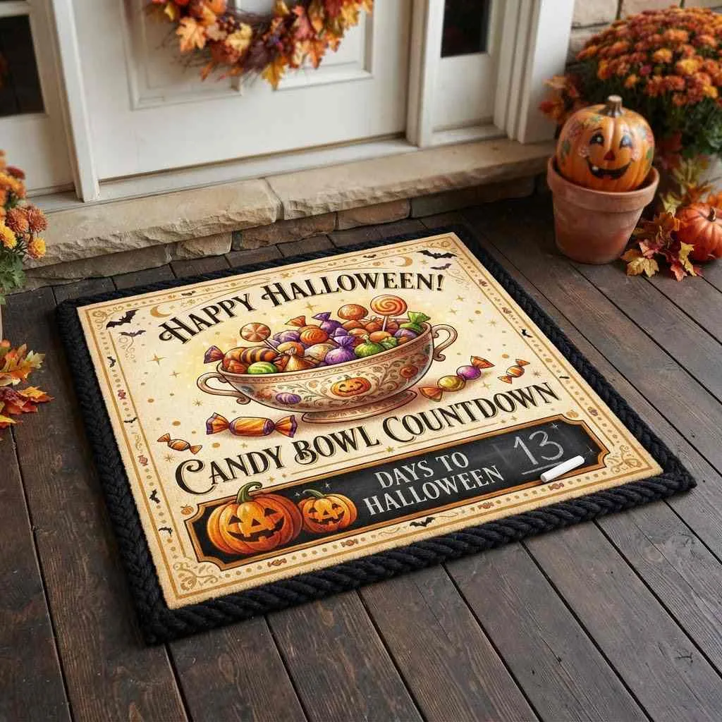 Candy Bowl Countdown Mat