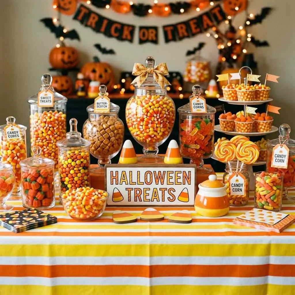 Candy Corn Themed Display