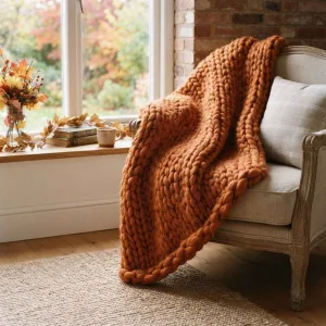 Chunky Knit Fall Throw Ideas