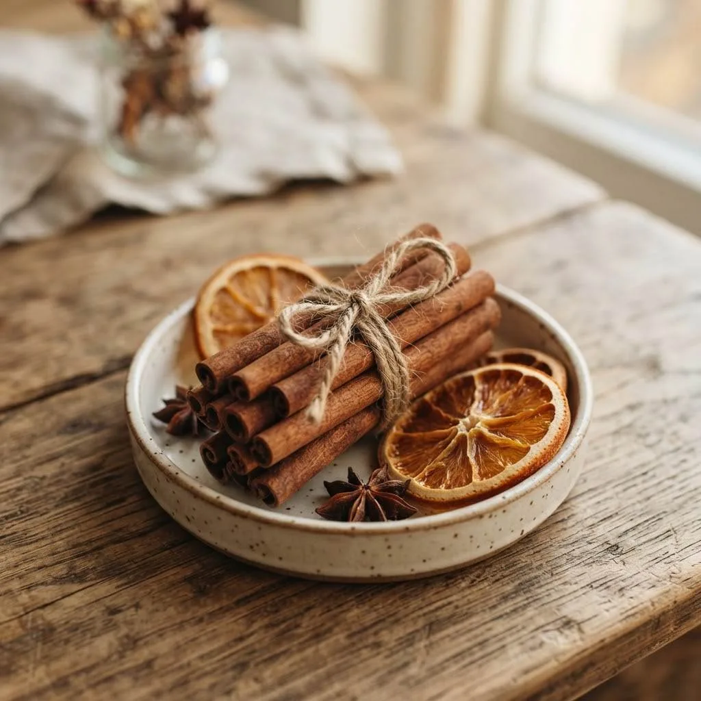 15 Fall Coffee Table Decor Ideas 10 Cinnamon Stick Bundle compressed