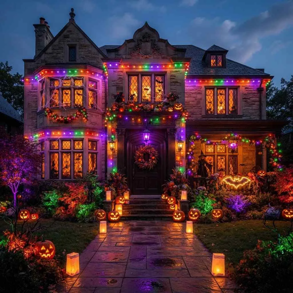 Color-Changing LED Halloween Lights