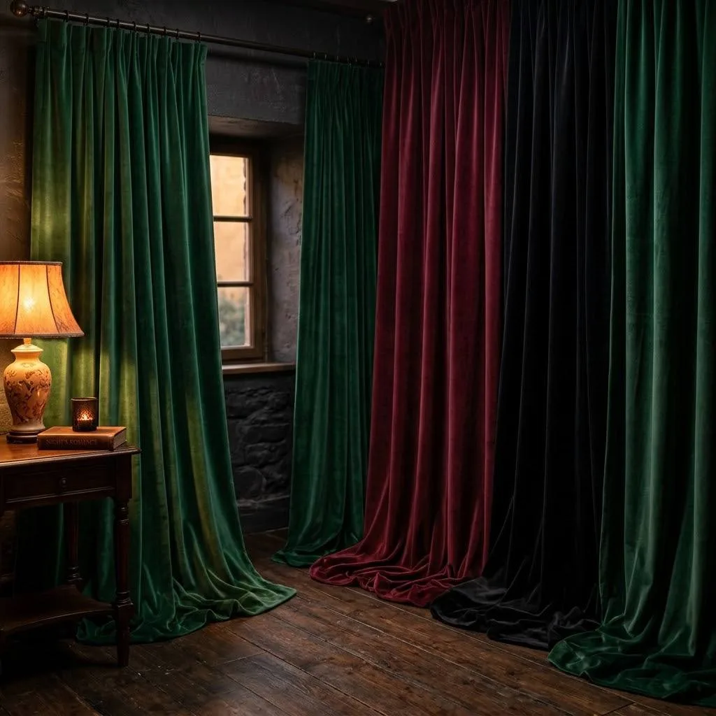Deep Velvet Drapery