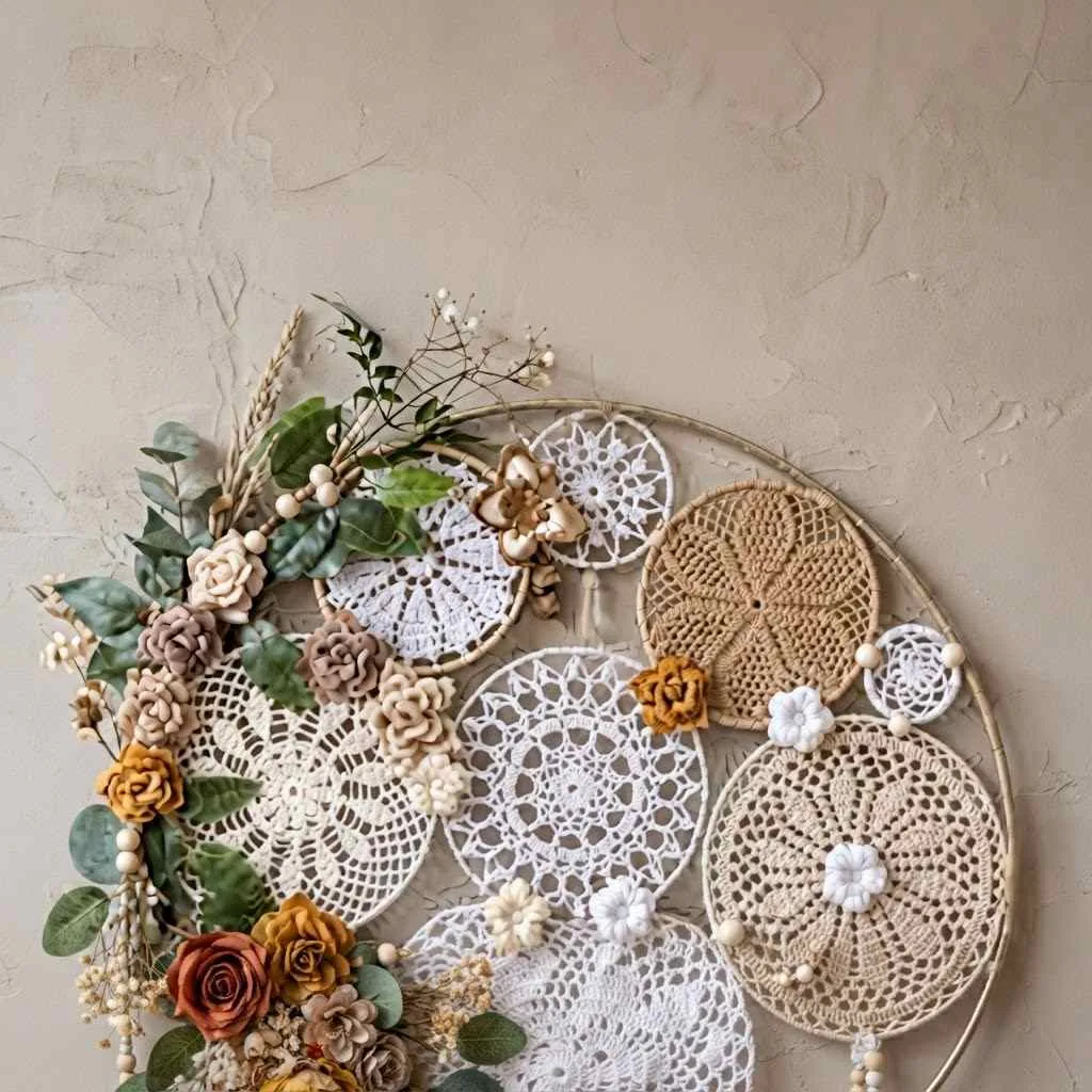 15 Doily Wall Decor Ideas That'll Make Your Space Feel So Much Cozier 1 Doily Wall Decor Ideas