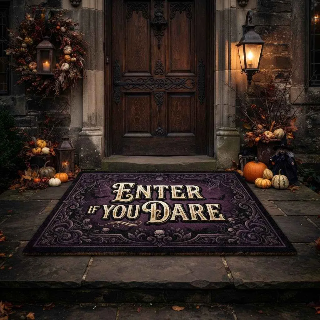 "Enter If You Dare" Warning Mat