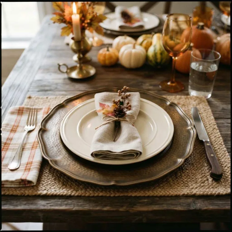 15 Fall Charger Plate Ideas to Elevate Your Table This Season 9 Fall Charger Plate Ideas