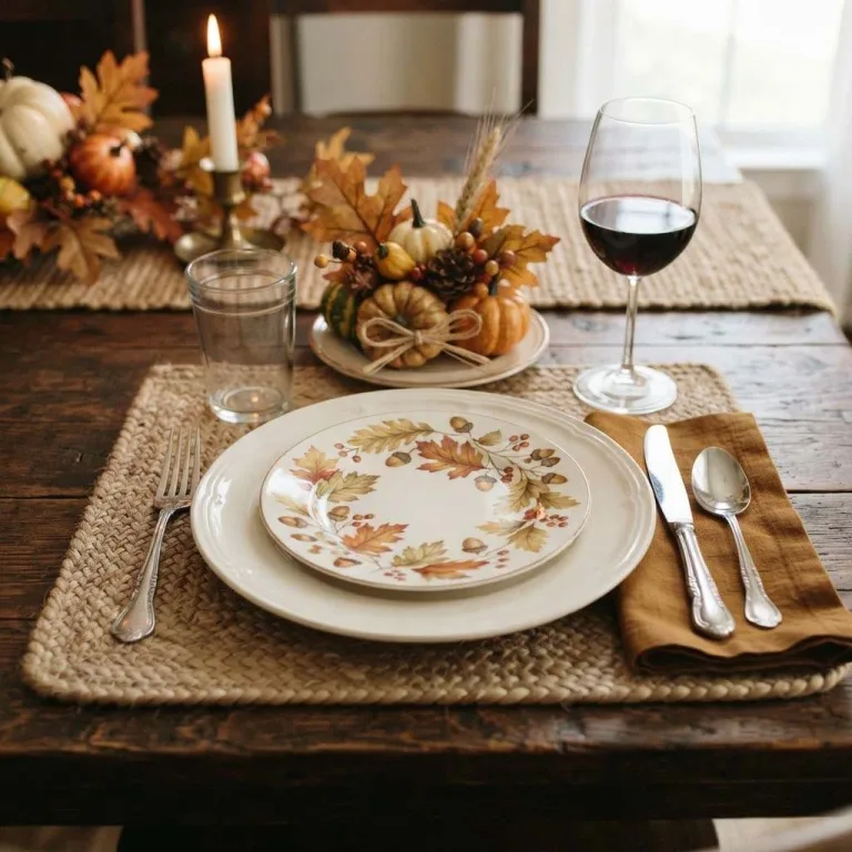 15 Fall Place Setting Ideas to Make Your Table Feel Cozy and Special 10 Fall Place Setting Ideas