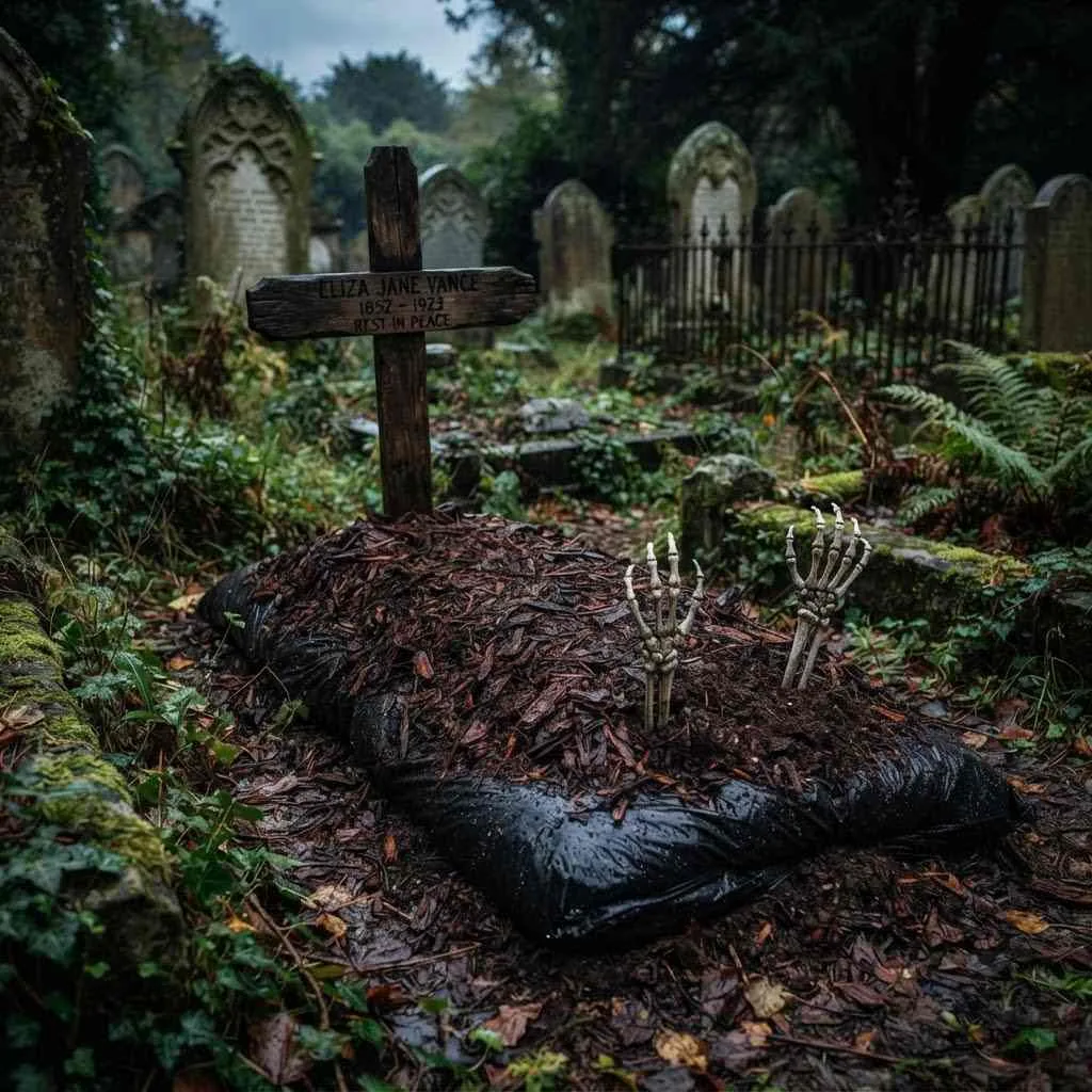 Freshly Dug Grave Mound