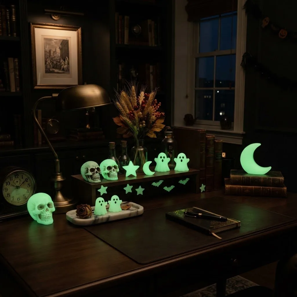 8. Glow-in-the-Dark Accent Pieces