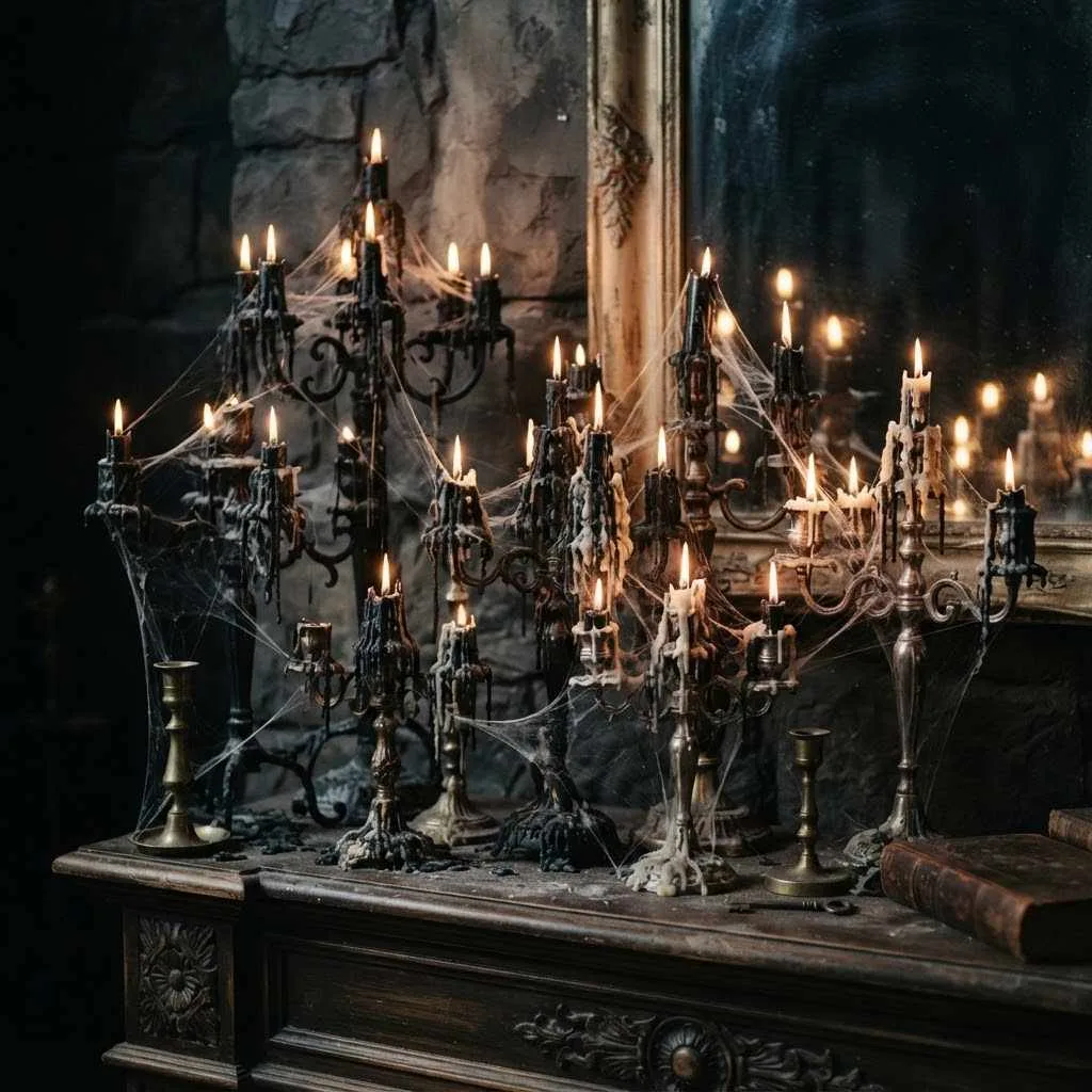 Gothic Candelabra Cluster