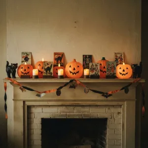 Halloween Mantle Decor Ideas